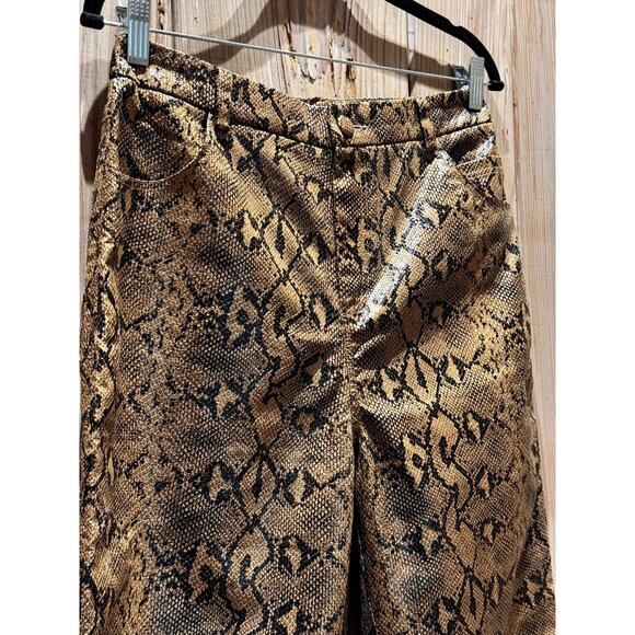 Steele Womens Faux Python Snake Skin Jacket & Pant Set M/L NWT - Picture 3 of 11